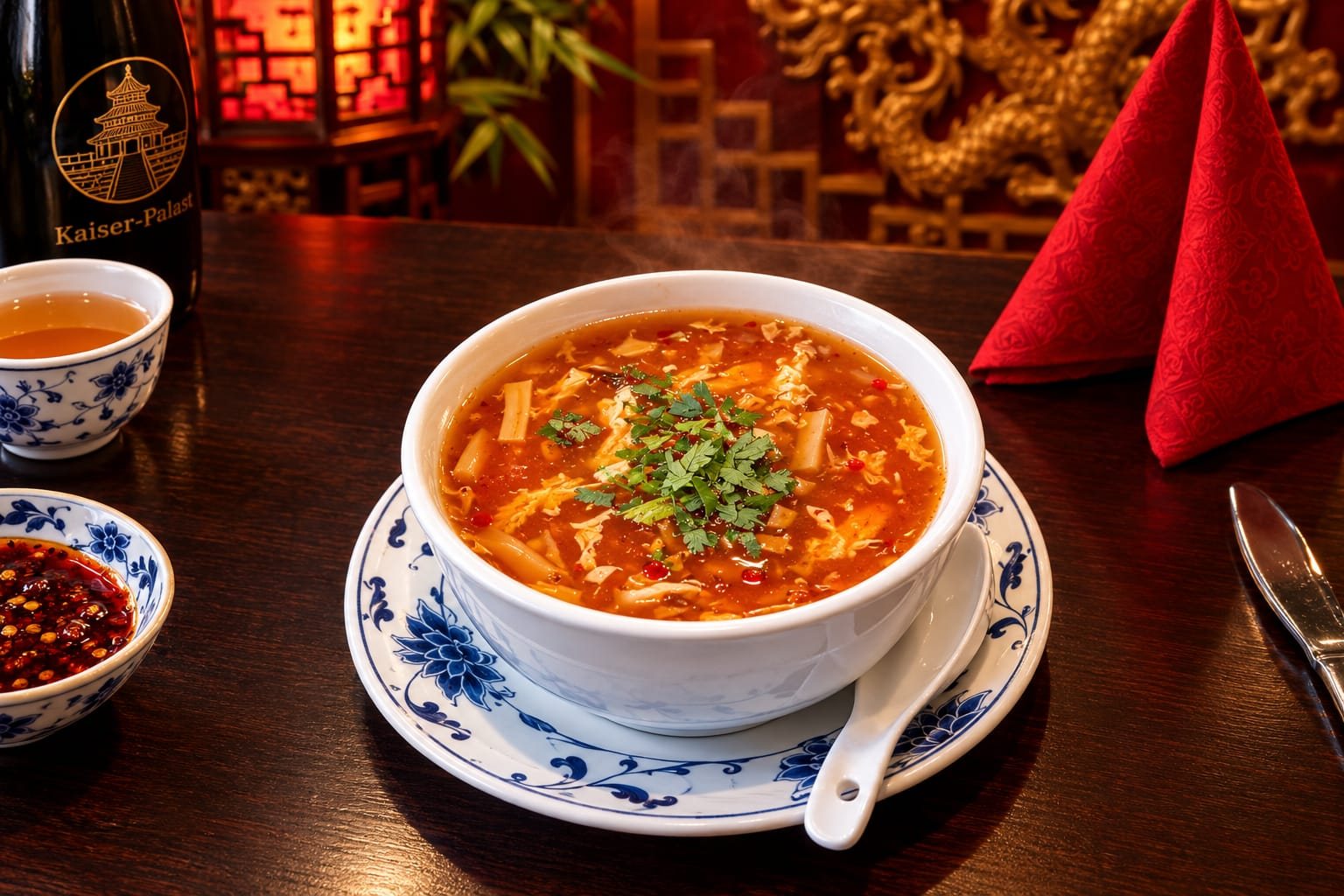 Chinesische Suppe im Kaiser Palast